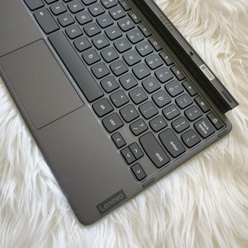 Lenovo Gray Tablet Keyboard Case with Detachable Cover